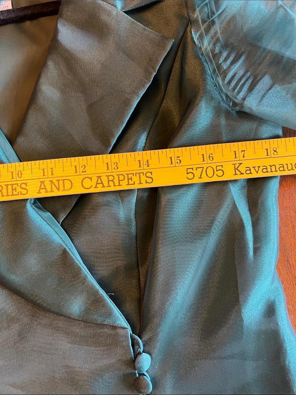 Alex Evenings Shimmering green jacket formal wear size medium - Picture 4 of 12
